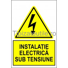 Indicator "Instalatie electrica sub tensiune"
