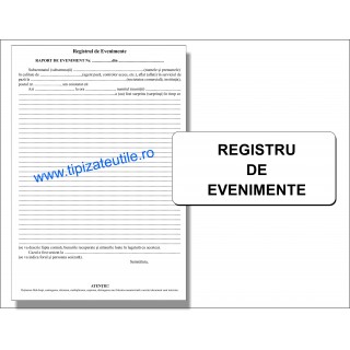 Registru de Evenimente - 100 file / 50 file / 25 file